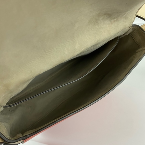 Authentic Tory Burch patchwork Nubuck leather flap - Picture 12 of 16